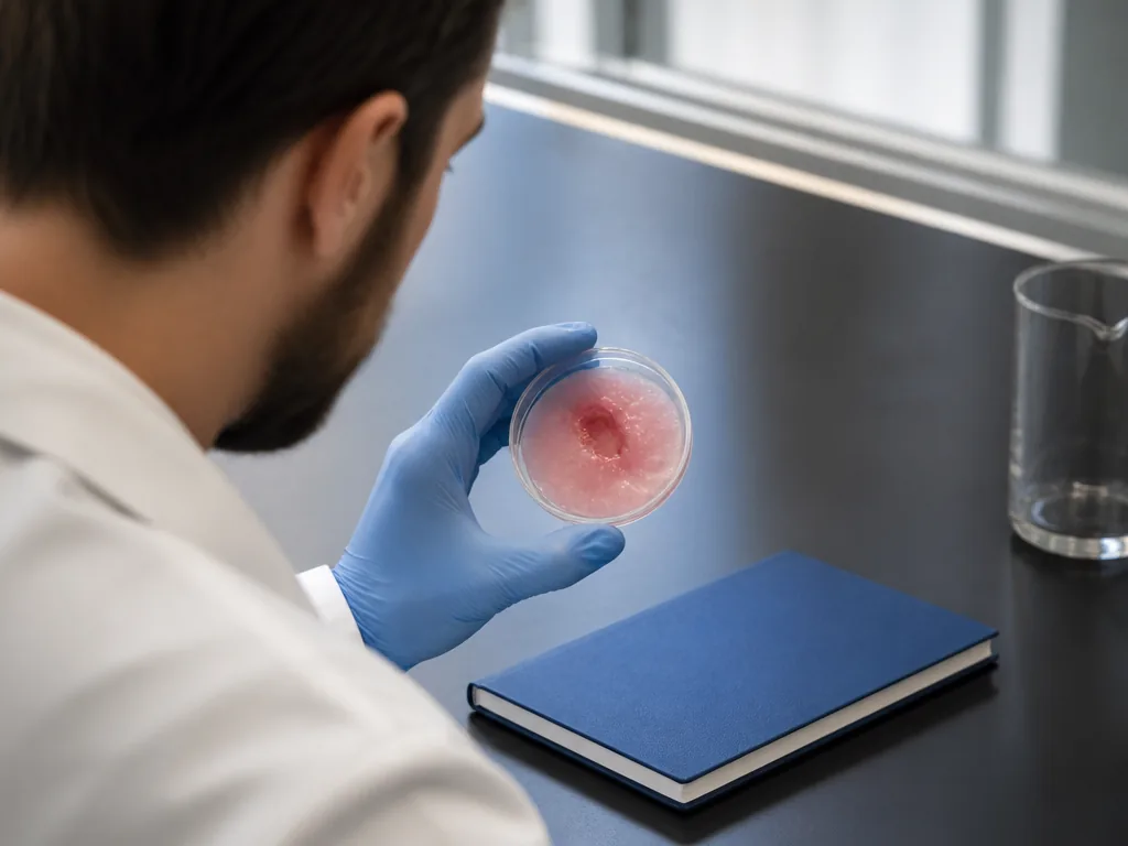 Ein Labormodell aus Haut mit Wunden : Wie Forschung Heilung sichtbar macht